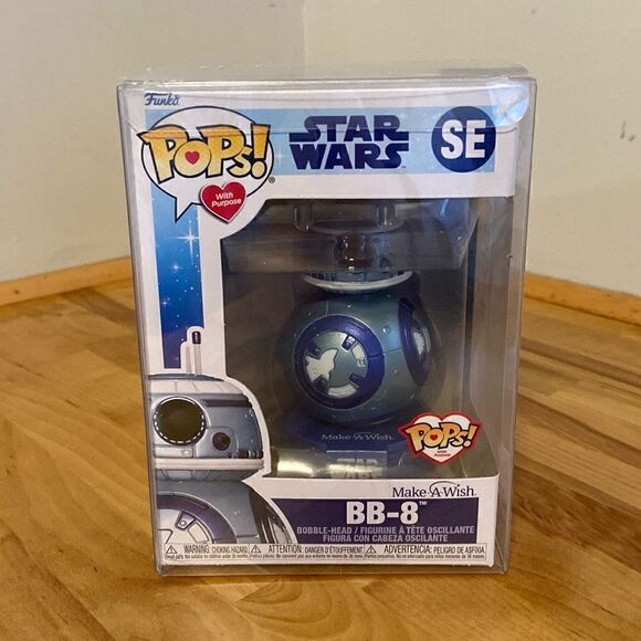 Funko Pops! Star Wars: Vinyl SE BB-8 Make A Wish Figure New In Box - Picture 1 of 6